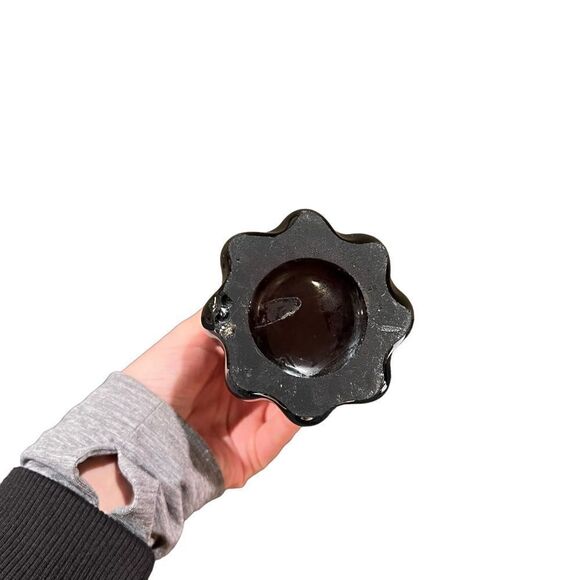 Purple small glass vase - Picture 5 of 6